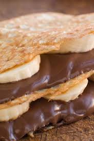 Millefeuille De Crepes Bananes Chocolat Banane Chocolat Crepe Banane Chocolat Alimentation