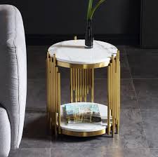 Buy gold coffee tables living room furniture at macys.com! Stainless Steel Gold Plated Modern Living Room Small Coffee Table Luxury Sofa Side Table Nordic Creative Round End Table Cafe Tables Aliexpress