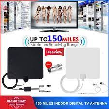 Hdtv Free Cable Antenna With Amplifier Signal Booster Digital Tv Tv Antenna Hdtv Antenna