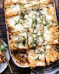 Pesto Bolognese Lasagna Half Baked Harvest Recipe Easy Dinner Party Recipes Italian Recipes Dinner Party Recipes