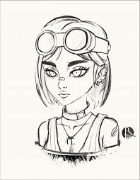 Inspired by paint tool sai, oekaki shi painter, and harmony. Artstation Pilot Girl Rothana Chhourm