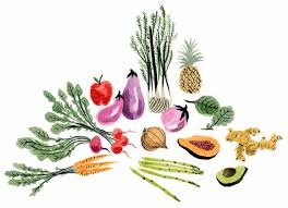 Fruits And Veggies Vikki Chu Food Illustrations Illustration Fruit Art