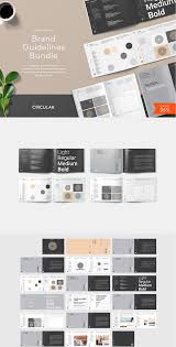 Landscape Brand Guideline Templates In 2020 Brand Guidelines Template Brand Guidelines Brochure Mockup Free