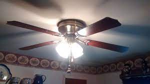 Hugger fans are ideal for rooms that have ceilings under 8 feet in height or in situations where a fan with optional light would hang down too low. Walmart 52 Hugger Ceiling Fan Youtube