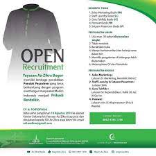 Memiliki sertifikat satpam bagi formasi keamanan. Lowongan Kerja Satpam Pesantren Atmago