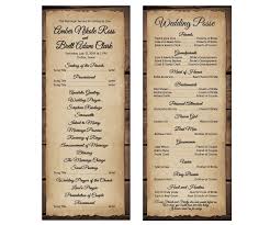 Country Wedding Ceremony Programs Traditional Wedding Etsy Country Wedding Ceremony Wedding Programs Country Theme Wedding