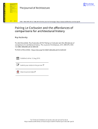 Large wardrobes, cupboards, and cabinets had twisted columns, broken pediments, and heavy moldings. Pdf Pairing Le Corbusier And The Affordances Of Comparisons For Architectural History