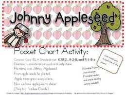 Johnny Appleseed Pocket Chart Poem Set With Printable Reader