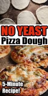 Easy No Yeast Pizza Dough Recipe Happy Hooligans Recipe In 2020 No Yeast Pizza Dough Pizza Recipes Dough Pizza Dough