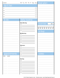 47 Printable Daily Planner Templates Free In Word Excel Pdf