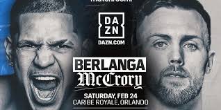 The updated daily fight schedule