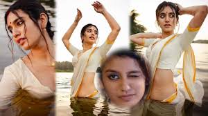 Priya Prakash Varrier exudes ethereal beauty as she poses in middle of  pond; netizen calls her ‘Apsara’