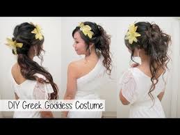 diy greek dess costume l hair