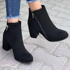 Suet Kadin Bot Ankle Boot Boots Fashion