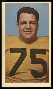 1954 BLUE RIBBON CFL~#3~VINCE MAZZA~HAMILTON TIGER-CATS IRFU AAFC NFL