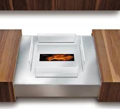 Brass and chrome sliding top coffee table by belgochrom this luxurious coffee table is ideal to store magazines or display small curio. Modern Matchbox Coffee Table By Schulte Design Conceals Ethanol Fireplace If It S Hip It S Here