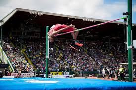 The high jump combines techniques used in running and hurdling, as well as jumping events. Red Bull Wingfinder High Jumper Mutaz Barshim