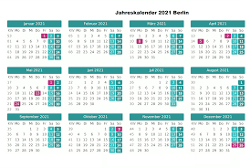 Der jahreskalender 2021 zum kostenlosen download. Kostenlos Jahreskalender 2021 Berlin Zum Ausdrucken The Beste Kalender