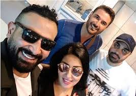 سمية الخشاب و احمد سعد و احمد عز Mens Sunglasses Men Sunglasses
