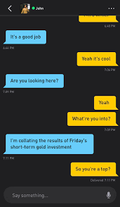 There was a post the other day about hot Asian men messaging you online,  then trying to get you to join their finance scheme. It happened to me  tonight (for like the