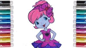 Gambar mewarnai untuk anak paud, tk dan sd sebagai contoh cara menggambar dan mewarnai. Coloring Ballerina Strawberry Shortcake Mewarnai Strawberry Shortcake Dengan Spidol Untuk Anak Youtube