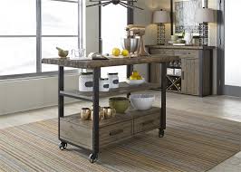 Check spelling or type a new query. Haley Springs Kitchen Island Cart In Reclaimed Gray And Tan Wood Finish By Liberty Furniture 128 It5036