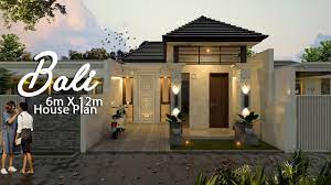Rumah minimalis bergaya adat bali memang identik dengan sentuhan batu bata dan batu alam. Desain Rumah 6x12 M Gaya Bali Youtube