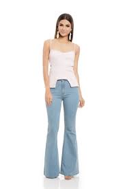 Calça Jeans Flare Cintura Alta Azul Escuro Calca Cintura Alta Flare Jeans Claro Roupas Calcas Iorane F Calca Cintura Alta Flare Jeans Claro Iorane Roupas Ideias Fashion Moda