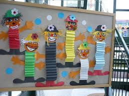 C753ff291e898243333e55ada84d19d9 Jpg 750 562 Pixel Fasching Basteln Grundschule Zirkus Kunst Clown Handwerk