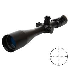 Sightmark 8 5 25x50 Triple Duty Riflescope Matte Black With Second Focal Plane Red Green Illuminated Mil Dot Reticle 30mm Tube Diameter Side