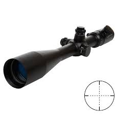 sightmark 8 5 25x50 triple duty riflescope matte black with second focal plane red green illuminated mil dot reticle 30mm tube diameter side