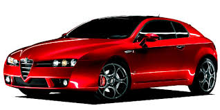 Image result for Rosso Alfa 2010 Brera