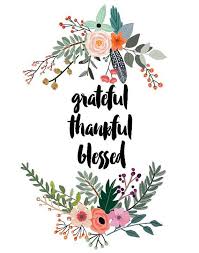 Grateful Thankful Blessed Printable Art Inspirational Print Etsy Blessed Quotes Grateful Quotes Grateful Thankful Blessed Printable