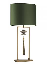 Constance Large Antique Brass Table Lamp Heathfield Co Green Table Lamp Table Lamp Brass Table Lamps