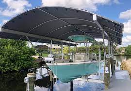Its a 21 center console. Getting Started With Your Boat Lift Cover Maintenance Waterway