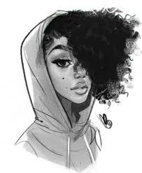 29 Super Ideas Hair Drawing Curly Black Art Hair Drawing Fille D Art Art Fille Noire Art Afro Au Naturel