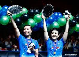 The shoppers can try the interactive challenge for able win a vip package for the finals, as well as pairs of. Yu Yang Wang Xiaoli L Of China Hold Their Trophy At The Awarding Ceremony After Winning The Women S Double Badminton Championship Badminton Women S Badminton