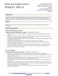 Infant And Toddler Teacher Resume Samples Qwikresume