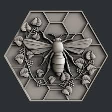 3d Stl Models For Cnc Bee Etsy In 2020 3d Printing Art Cnc Art 3d Printing Service
