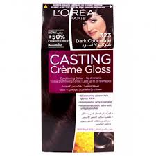 Best brass correction ever in one step! Buy L Oreal Paris Casting Creme Gloss Dark Chocolate 323 Hair Color ØªÙˆØµÙŠÙ„ Taw9eel Com