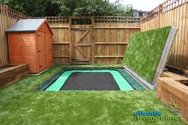 When they come to visit their first stop is the trampoline where they thoroughly enjoy themselves. In Ground Trampoline How To Install And In Ground Trampoline Atlantic Trampolines Blog