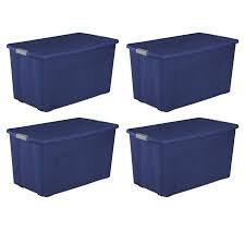 Black And Yellow Storage Bins 27 Gallon Sterilite 45 Gal 170 L Wheeled Latch Tote Stadium Blue Case Of 4 Size 36 5 8 Inch Large X 21 Inch W X 19 1 2 Inch H Plastic Box Storage Tote Storage Large Plastic Storage Boxes