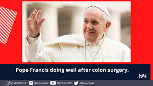 Born as jorge mario bergoglio, pope francis is the 266th and present pope of roman catholic church. Mwanzotv On Twitter Pope Francis The Vatican Says Pope Francis Who Is Now 84 Years Of Age Underwent A Surgery Sunday For An Inflamed Large Colon The Pontiff Was Reportedly Admitted To