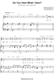 Do You Hear What I Hear Sheet Music Christmas Carol Christmas Sheet Music Christmas Piano Sheet Music Sheet Music