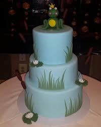 Frog Prince Baby Shower Cake By Nicole Verdina Cakesdecor