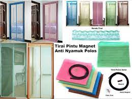 Gorden fitras pintu dan jendela tenun atbm pekalongan harga murah. Jual Magic Mesh Tirai Pintu Magnet Anti Nyamuk Yang Unik Dan Efektif