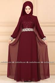 Modaselvim Abiye Gold Detay Tesettur Abiye Alm52700 Bordo Afgan Elbiseler Moda Stilleri Elbiseler