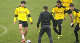 Borussia dortmund expect erling braut haaland to be fit for their champions league last 16, return leg at home to sevilla next week despite suffering an ankle injury after scoring. Hgwerpvhi9rnvm