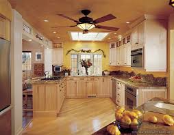 Pictures Of Kitchens Traditional Light Wood Kitchen Cabinets Ceiling Fan In Kitchen Kitchen Remodel Light Wood Kitchens