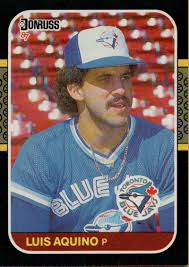 1987 Donruss #655 Luis Aquino RC Rookie Blue Jays